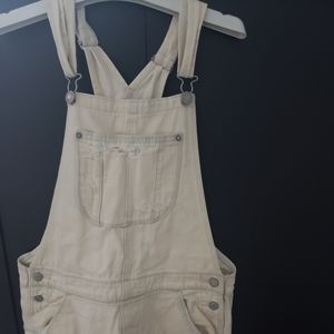 NWOT American Eagle Beige Jean Overalls